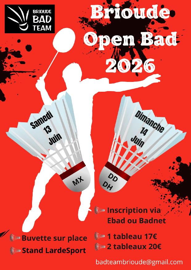 Brioude Open Bad 2026